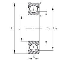 S 6004-C-2Z, ă(ni)Y(ji)(gu)C (j) DIN 625-1 (bio)(zhn)Ҫߴɂ(c)g϶ܷ