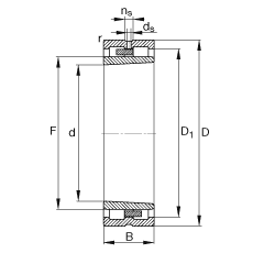 ALS NNU49/500-S-K-M-SP, (j) DIN 5412-4 (bio)(zhn)Ҫߴ, ǶλS, pУFF 1:12 ɷx, ּpСď(ni)϶ƹ