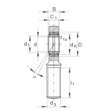 US GAR60-DO-2RS, (j) DIN ISO 12 240-4 ˜ݼySoɂȴܷ