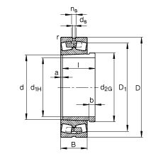 {(dio)ĝLS 239/900-K-MB + AH39/900, (j) DIN 635-2 (bio)(zhn)Ҫߴ, F׺ж