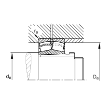 {(dio)ĝLS 22314-E1-K-T41A + AHX2314G, (j) DIN 635-2 (bio)(zhn)Ҫߴ, F׺ж